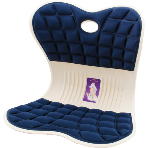 Golden Wheat Lumbar Support Seat, Blue