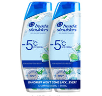 شامبو هيد آند شولدرز آيس فريش ساب زيرو المضاد للقشرة -5°C، 2 × 350 مل
