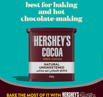 Hershey's Cocoa Powder 100% Naturally Unsweetened Cocoa 230 g