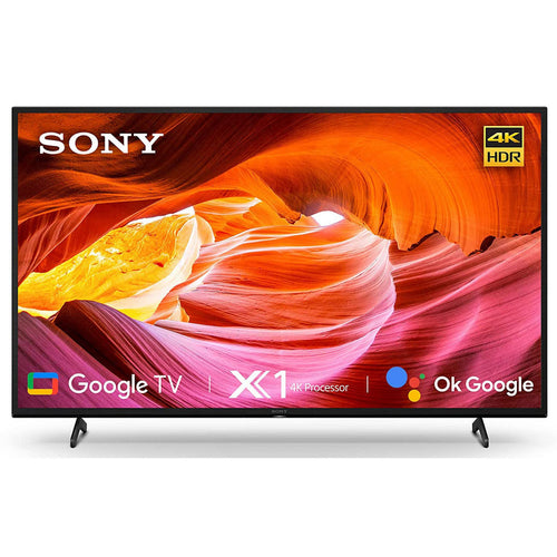 تلفزيون سوني برافيا 43 بوصة 4K UHD Google Smart LED، أسود، KD-43X75K