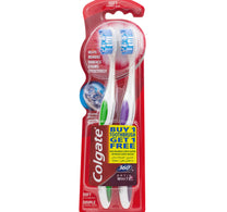 Colgate Optic White Soft Toothbrush Assorted Colour 2 pcs