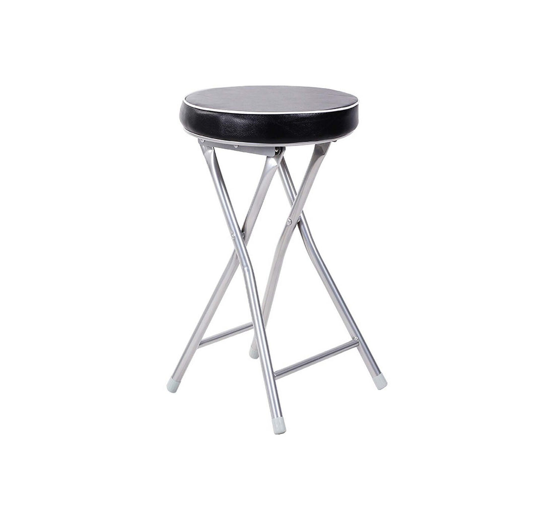 Maple Leaf Folding Stool, Black, HPZ-12