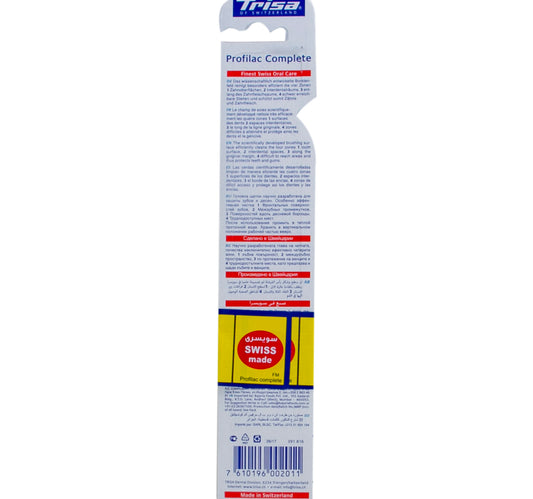 Trisa Profilac Complete Toothbrush Medium Assorted 1 pc