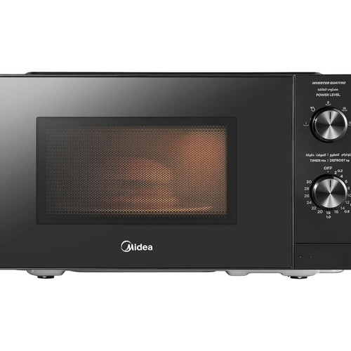 Midea Microwave Oven, 700W, 20 Liters, Black, MM7P012MZ-BK