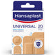 ضمادات الجروح العالمية هانسابلاست المقاومة للماء ذات الالتصاق القوي، 20 قطعة