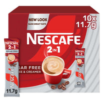 Nescafe 2in1 Classic Coffee Sugar Free 10 x 11.7 g