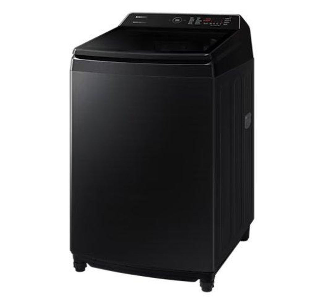 Samsung Top Load Washer with Ecobubble and Digital Inverter, 19 kg, 700 RPM, Black, WA19CG6745BVSG