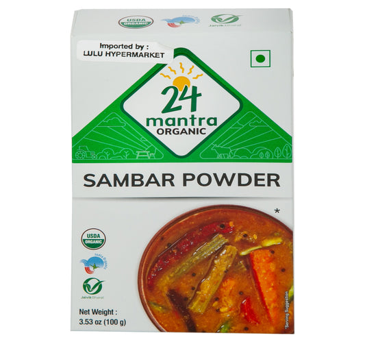 24 Mantra Organic Sambar Powder 100 g