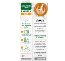 Australia's Own Barista Oat Milk 1 Litre