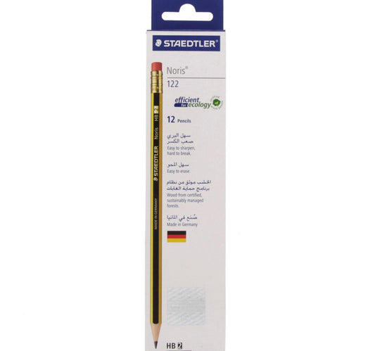 Staedtler Noris HB2 Pencil 122-HBA 12Piece