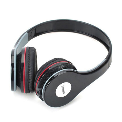 Iends Stereo Headset Lightweight Adjustable On-Ear Headphone with Microphone HS797