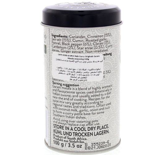 Cape Herb & Spice Rub Garam Masala Curry Seasoning 100 g