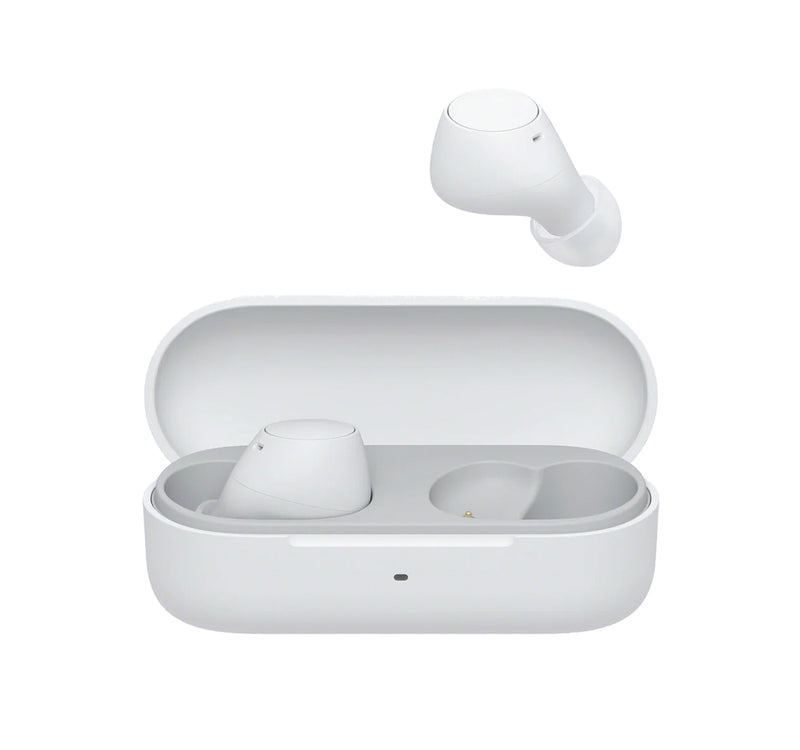 سماعات أذن لاسلكية حقيقية Sony WF-C510 باللون الأبيض