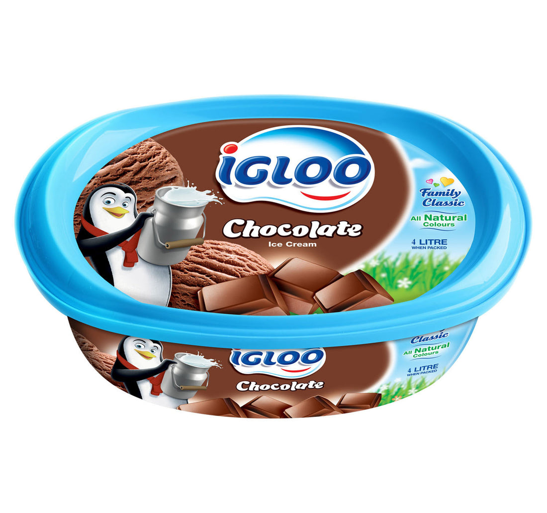 Igloo Chocolate Ice Cream 4 Litres