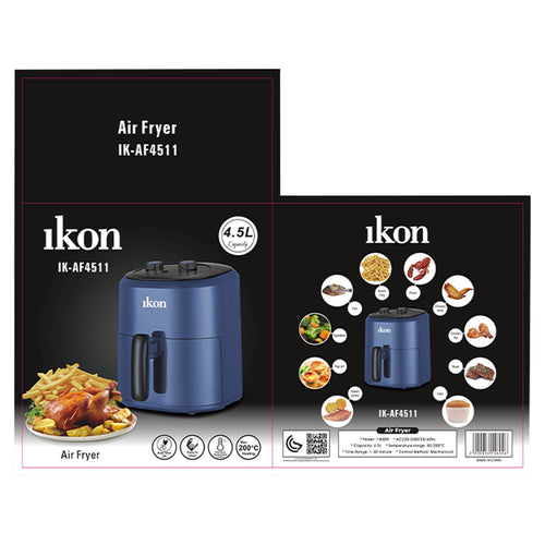 Ikon Air Fryer, 4.5L, 1400W, IK-AF4511