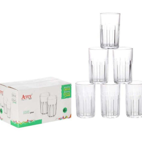 Apex Max Louis Glass Set, 6 pcs, 210 ml