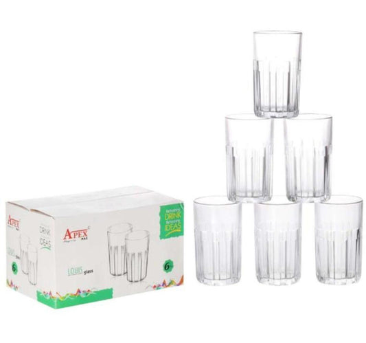 Apex Max Louis Glass Set, 6 pcs, 210 ml