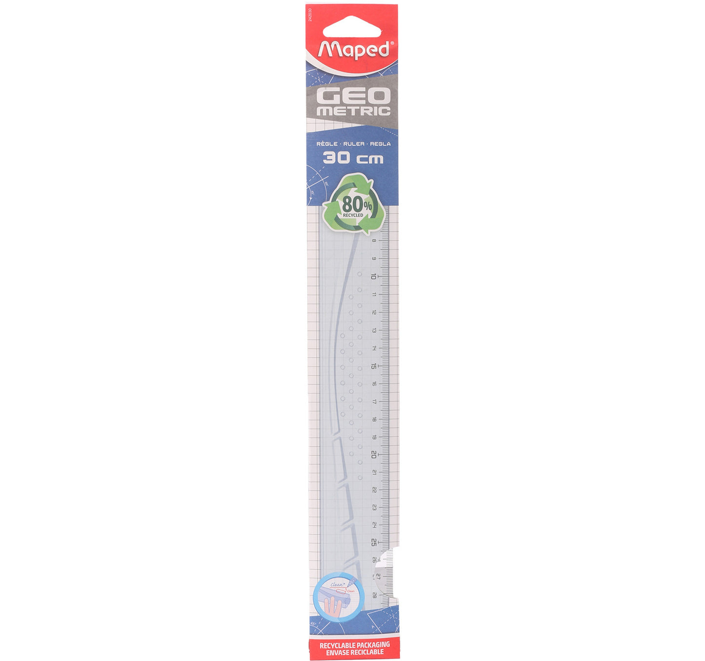 Maped Graphic Flat Ruler 30cm