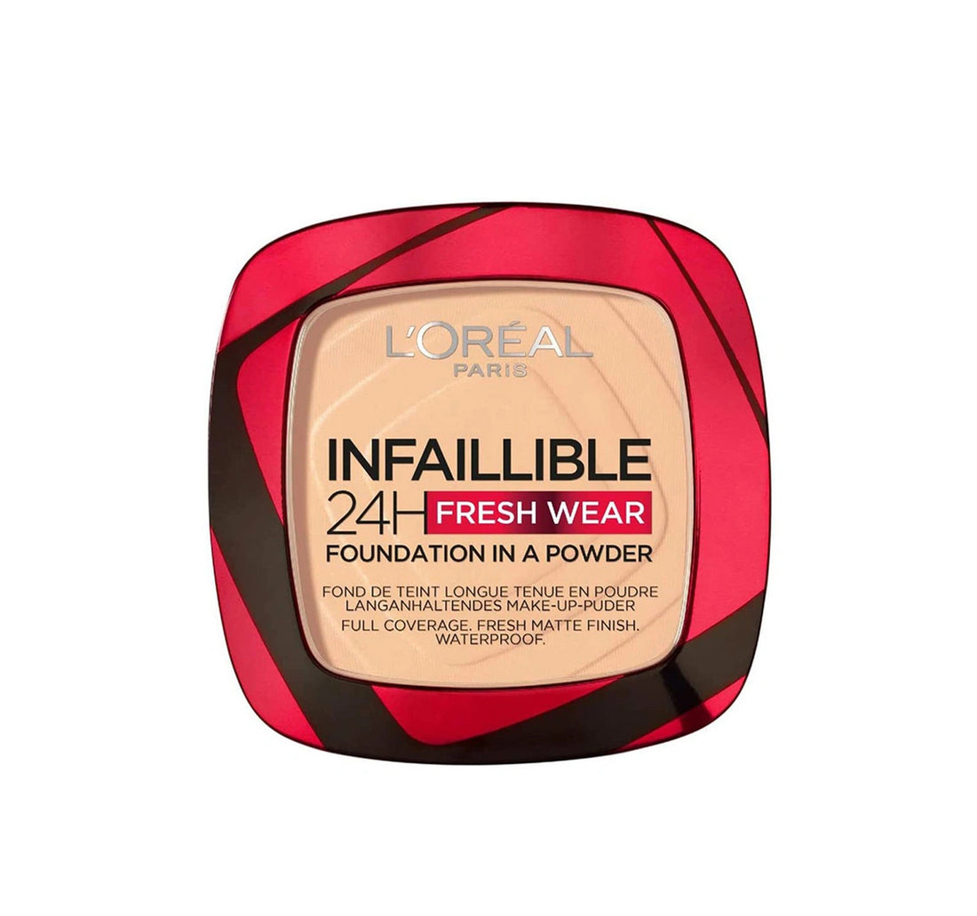 L'Oreal Paris Infaillible 24H Fresh Wear Foundation in a Powder, 40-Cashmere