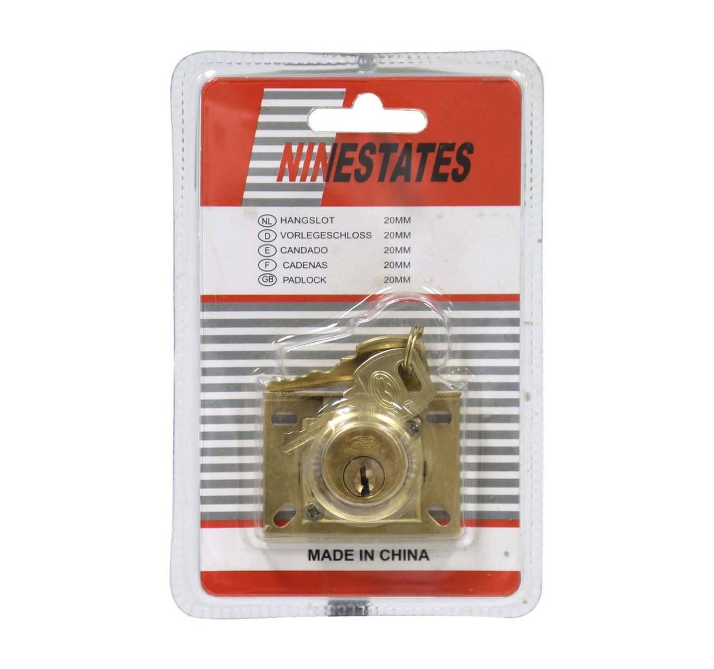 Nine States Drawer Lock 20mm 22A