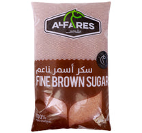 Al Fares Brand Fine Brown Sugar 1 kg
