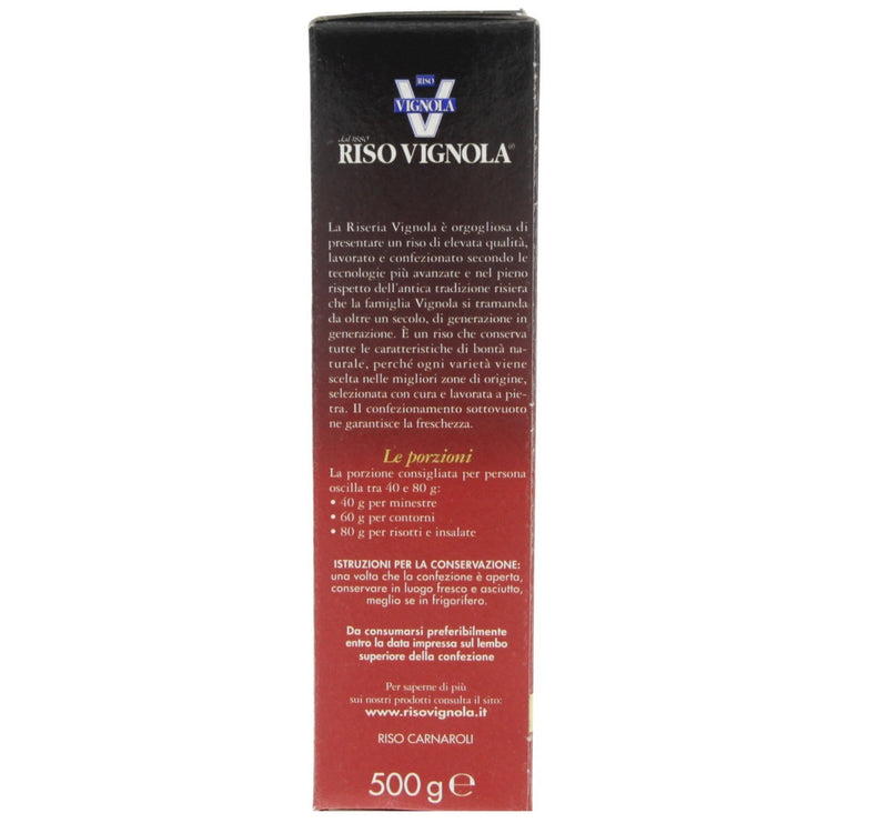 Riso Vignola Carnaroli Rice 500 g