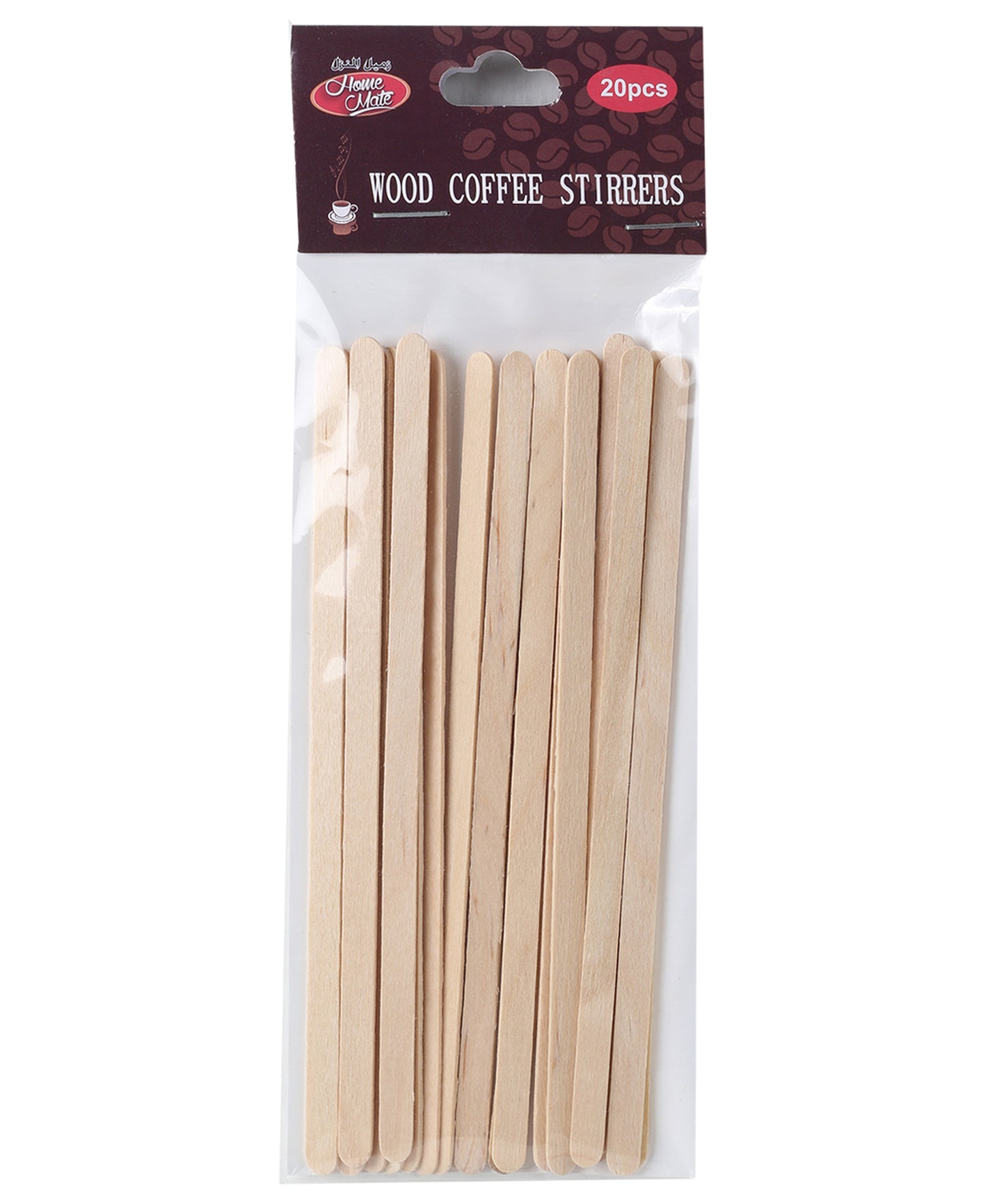 Home Mate Coffee Stick Wood Small 20pcs