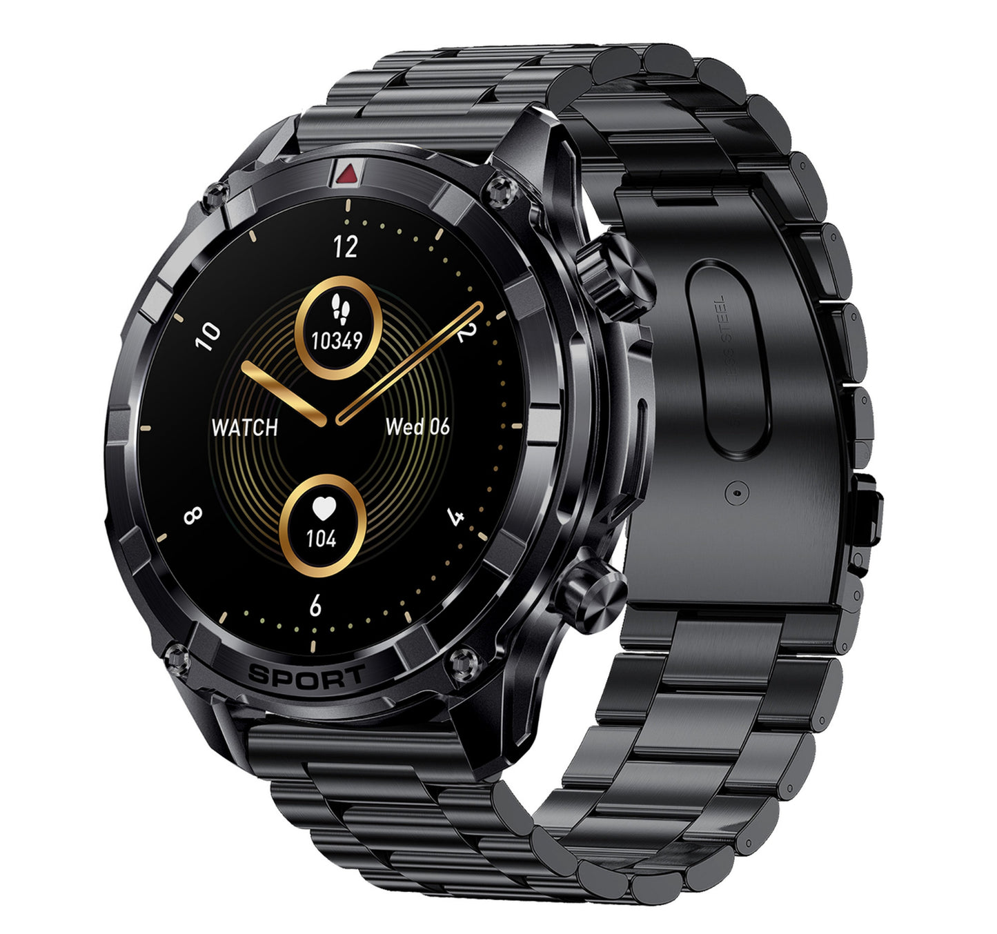 X.Cell Smart Watch Elite 6 Black Metal