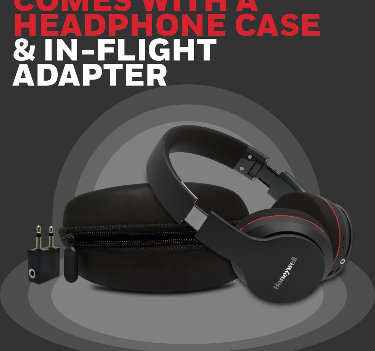 Honeywell Trueno U10 ANC Bluetooth Headphones, Grey, HC000009