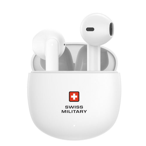 Swiss Military True Wireless Earbuds Victor 6 White Lulu Hypermarket