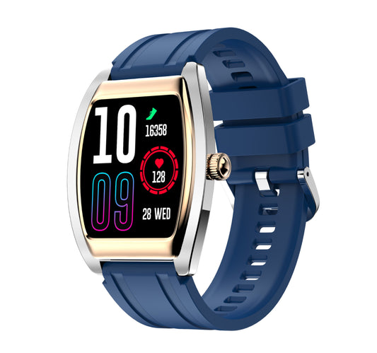 X.Cell Smart Watch Selen Gold Frame With Blue Silicon Strap