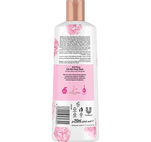 Lux Soft Rose Delicate Fragrance Body Wash 250 ml