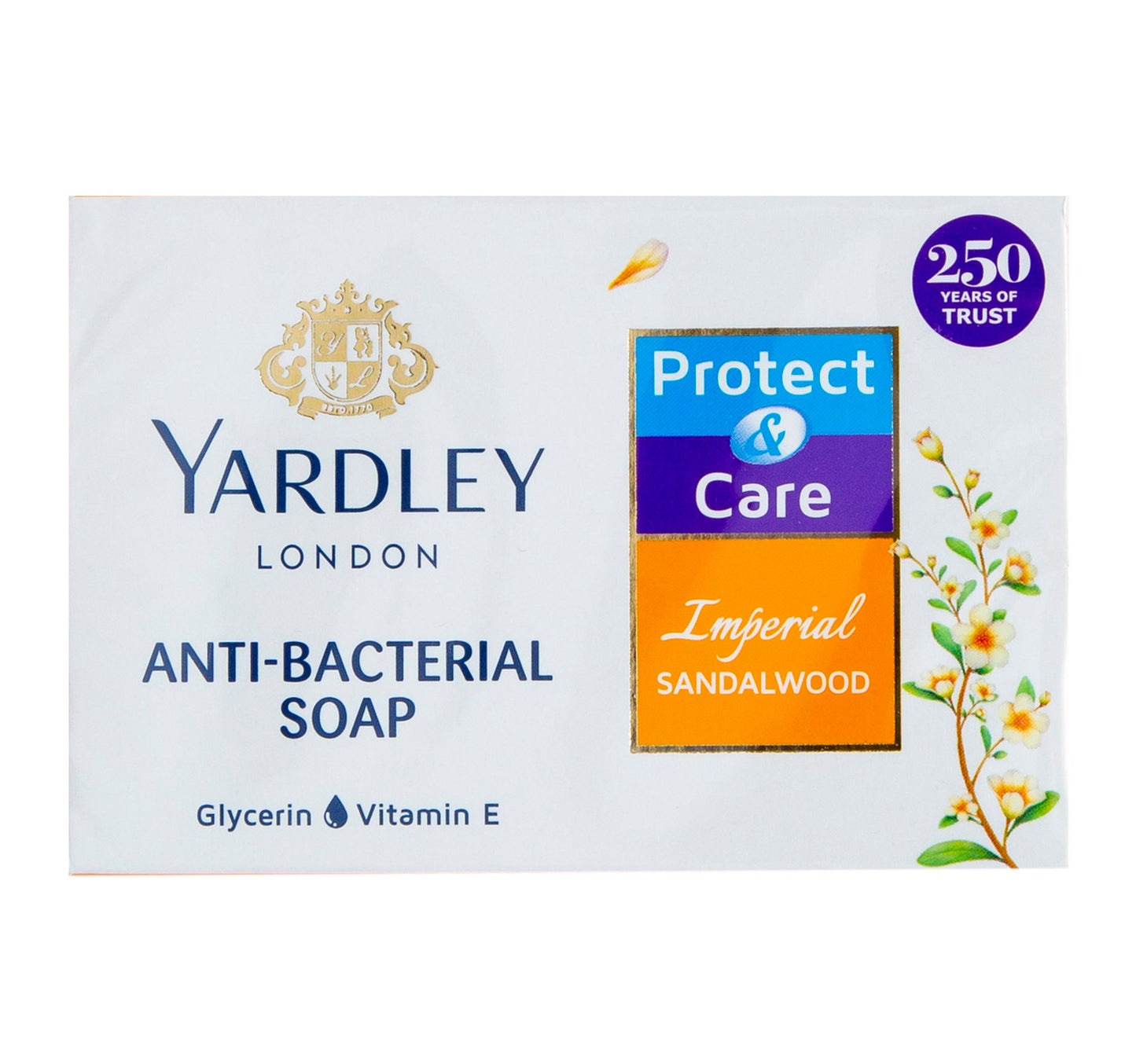 صابون ياردلي إمبريال المضاد للبكتيريا برائحة خشب الصندل 100 غرام