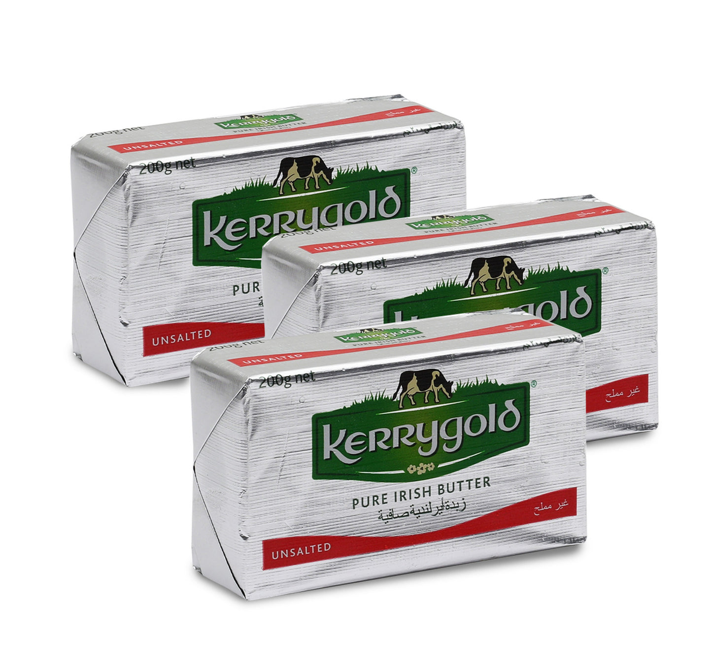 Kerrygold Butter Unsalted Value Pack 3 x 200 g