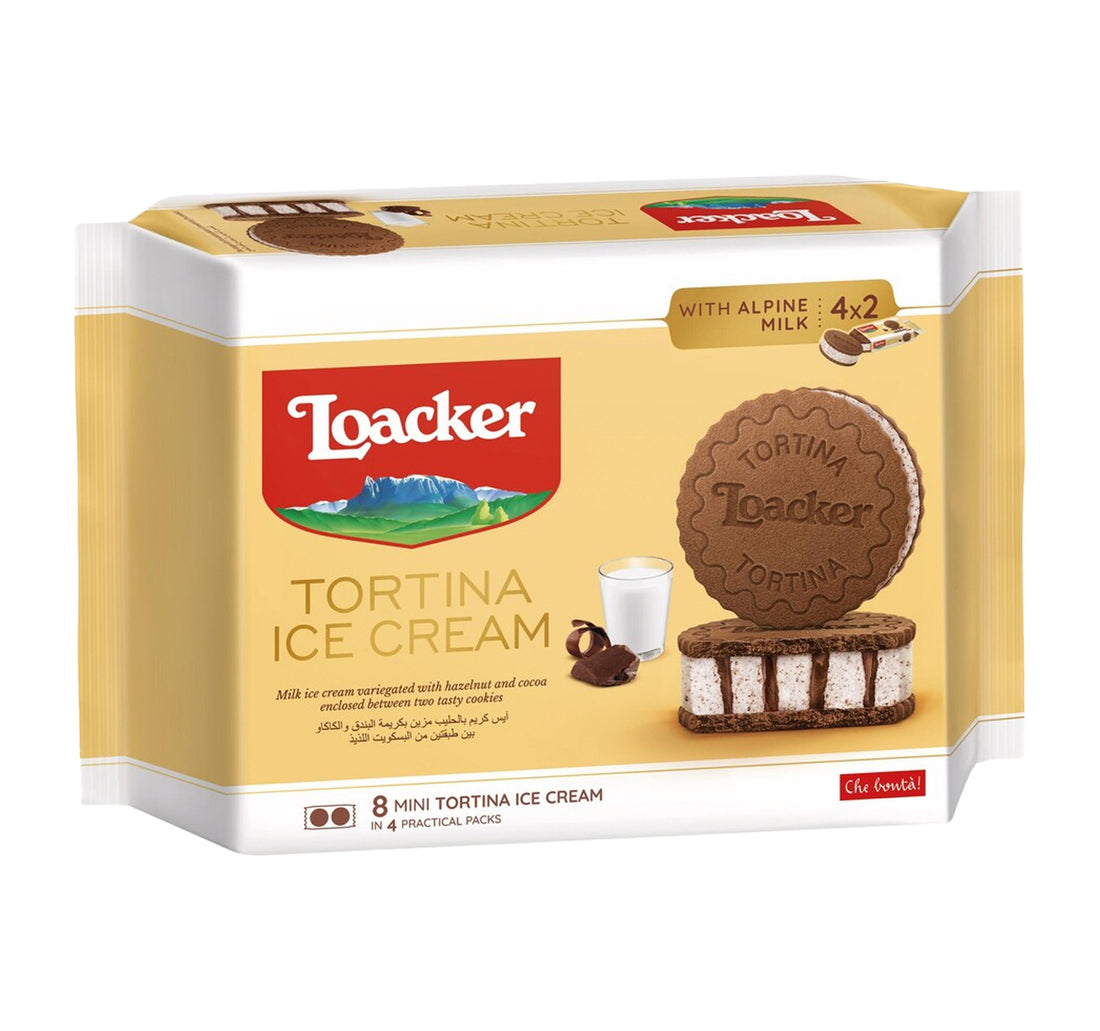 Loacker Tortina Ice Cream Sandwich 8 pcs 450 ml