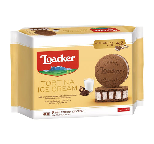 Loacker Tortina Ice Cream Sandwich 8 pcs 450 ml