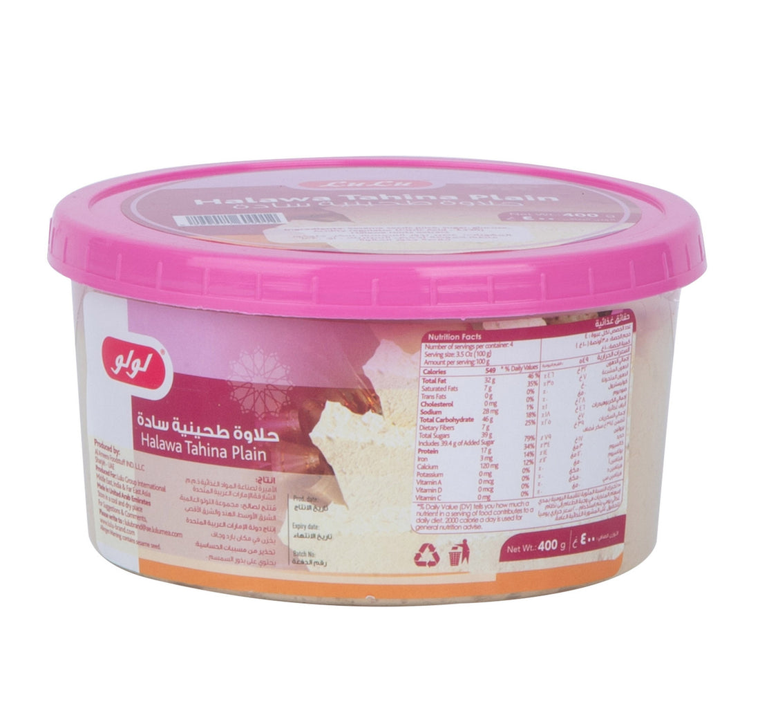 Lulu Halawa Tahina Plain 400 g