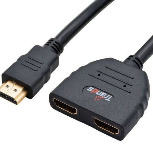 كابل HDMI ذكر إلى أنثى CA728 من تراندز بطول 1 متر