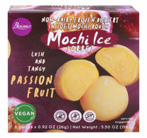 Buono Mochi Ice Passion Fruit Sorbet Non-Dairy Frozen Dessert 156 g