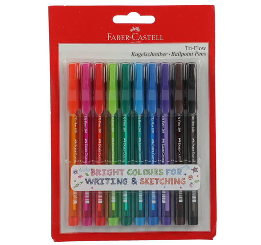 Faber-Castell Ball Point Pen 10pcs-340808
