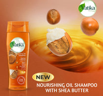 Vatika Naturals Nourishing Oil Shampoo Hydrate & Nourish Enriched with Shea Butter 425 ml