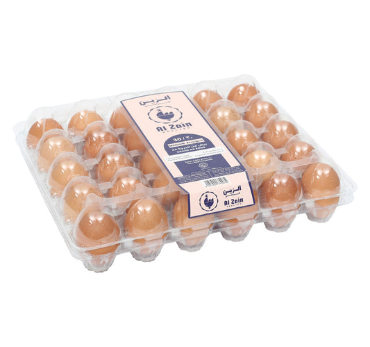 Al Zain Grade AA Medium Brown Eggs 30 pcs
