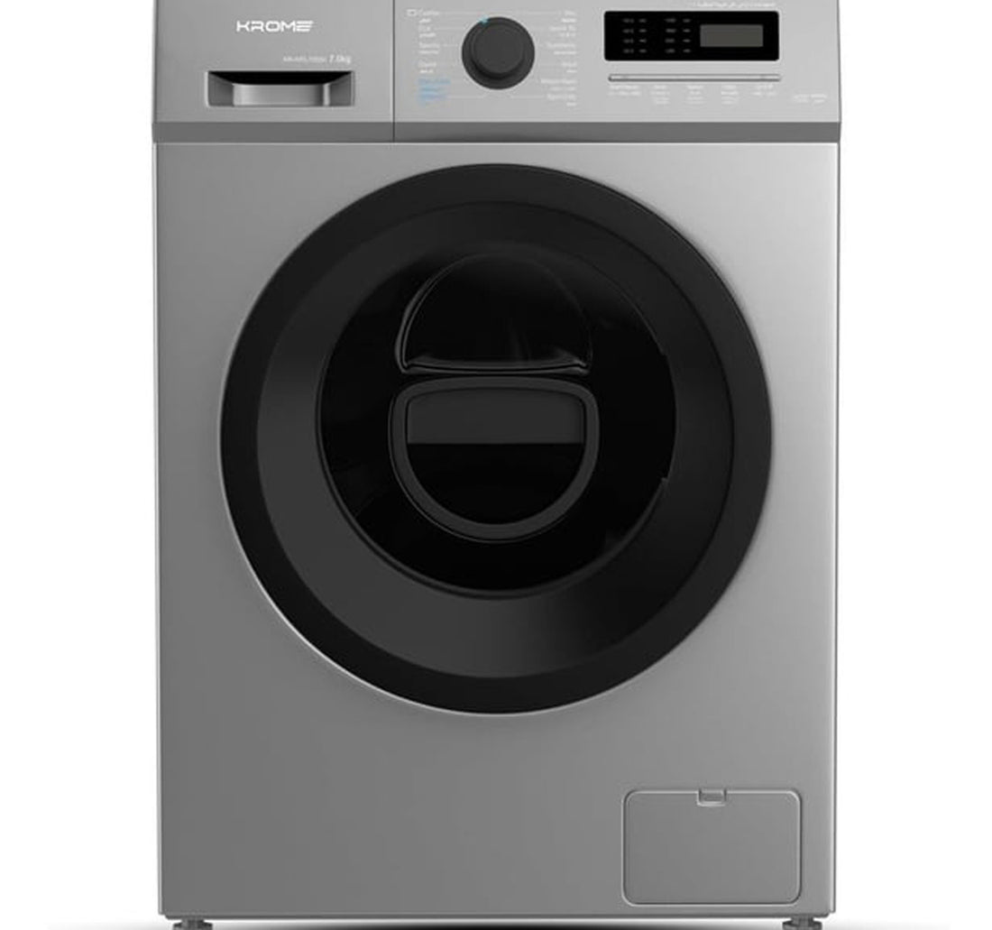 Krome Front Load Washing Machine KR-WFL70SSI 7KG