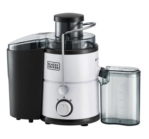 Black+Decker Juice Extractor, 600 W, Black/Silver, JE600-B5