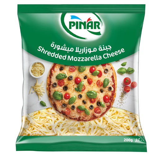 Pinar Shredded Mozzarella Cheese 200 g