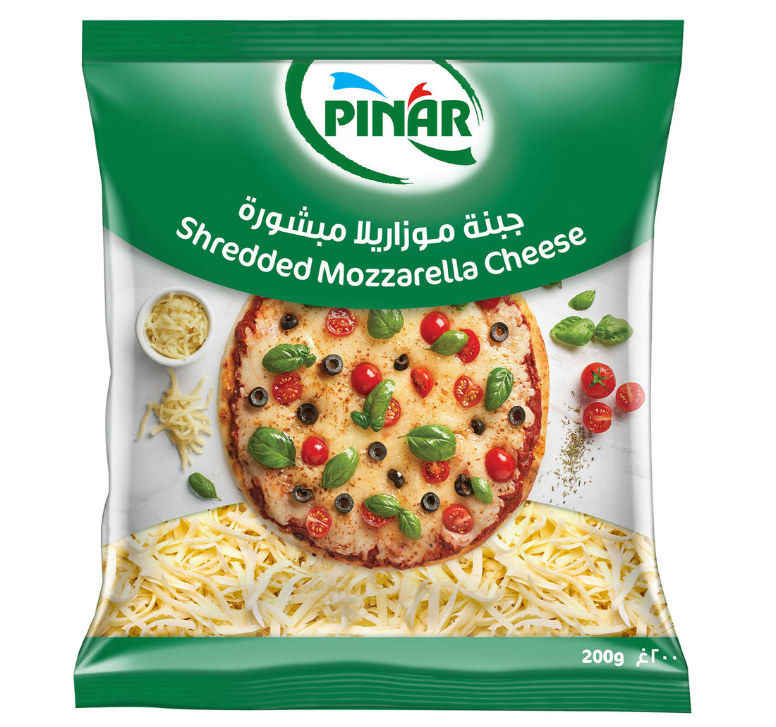Pinar Shredded Mozzarella Cheese 200 g