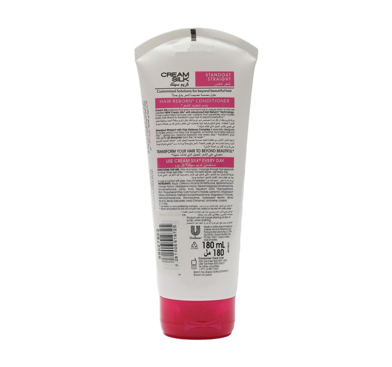 Cream Silk Standout Straight Hair Reborn Conditioner Value Pack 180 ml