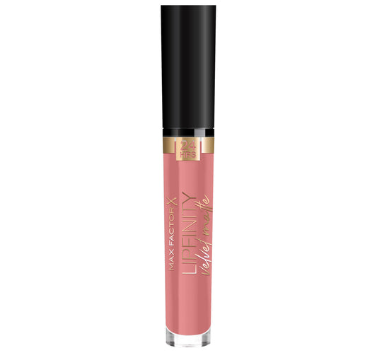 Max Factor Lipfinity Velvet Matte Liquid Lipstick, 045 Posh Pink, 3.5 ml