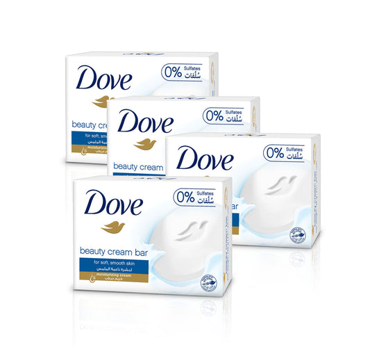 Dove Beauty Cream Bar Soap Value Pack 4 x 125 g