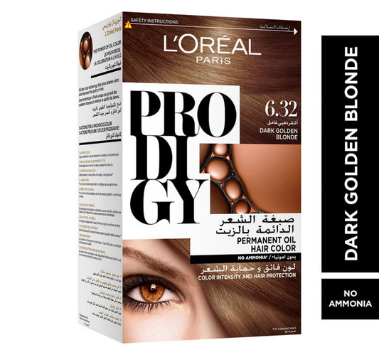 L'Oreal Paris Prodigy Hair Color 6.32 Dark Golden Blonde 1 pkt